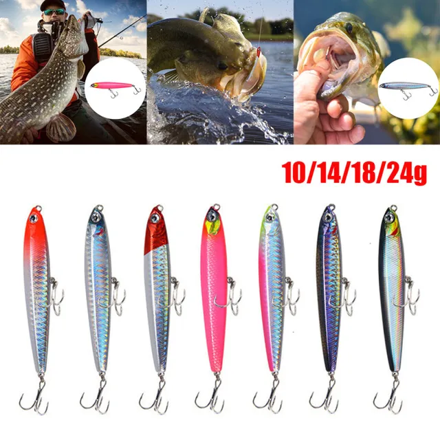 Pencil Sinking Fishing Lure Weights 10-24g Bass Fishing Tackle Lures Fishing  Accessories Saltwater Lures Fish Bait Trolling Lure - Fishing Lures -  AliExpress
