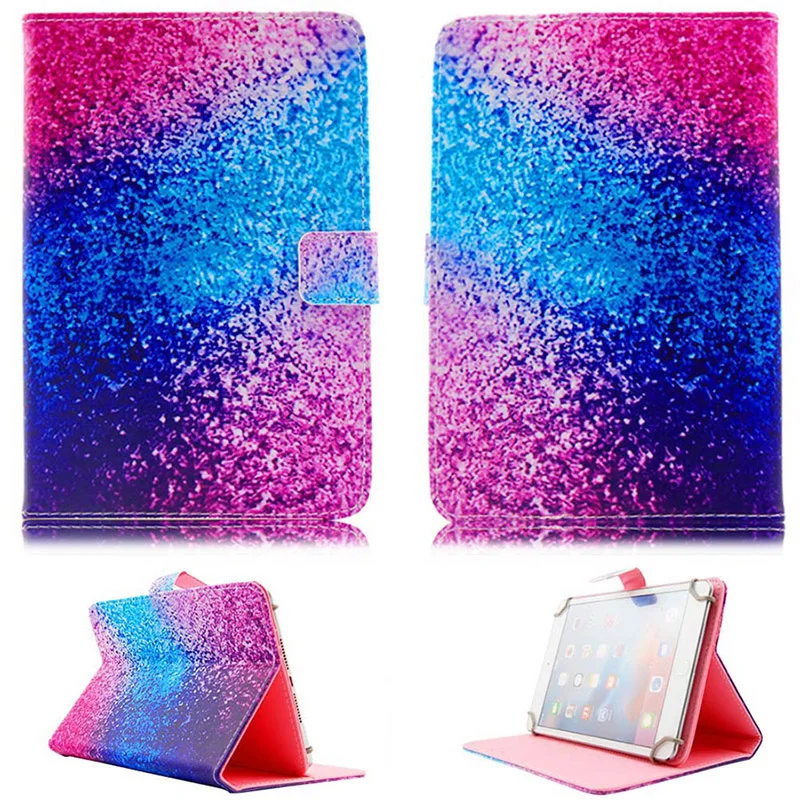 Universal Case For 9.7 10 10.1 inch Tablet PC Print Leather Wallet Flip Case Stand Cover for iPad Samsung HUAWEI Lenovo Case (14)