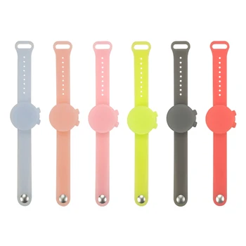 

With Cover - Portable Adult Kid Liquid Wristband Hand Handwash Gel - Squeeze Band For Travel, Sport, Outdoor