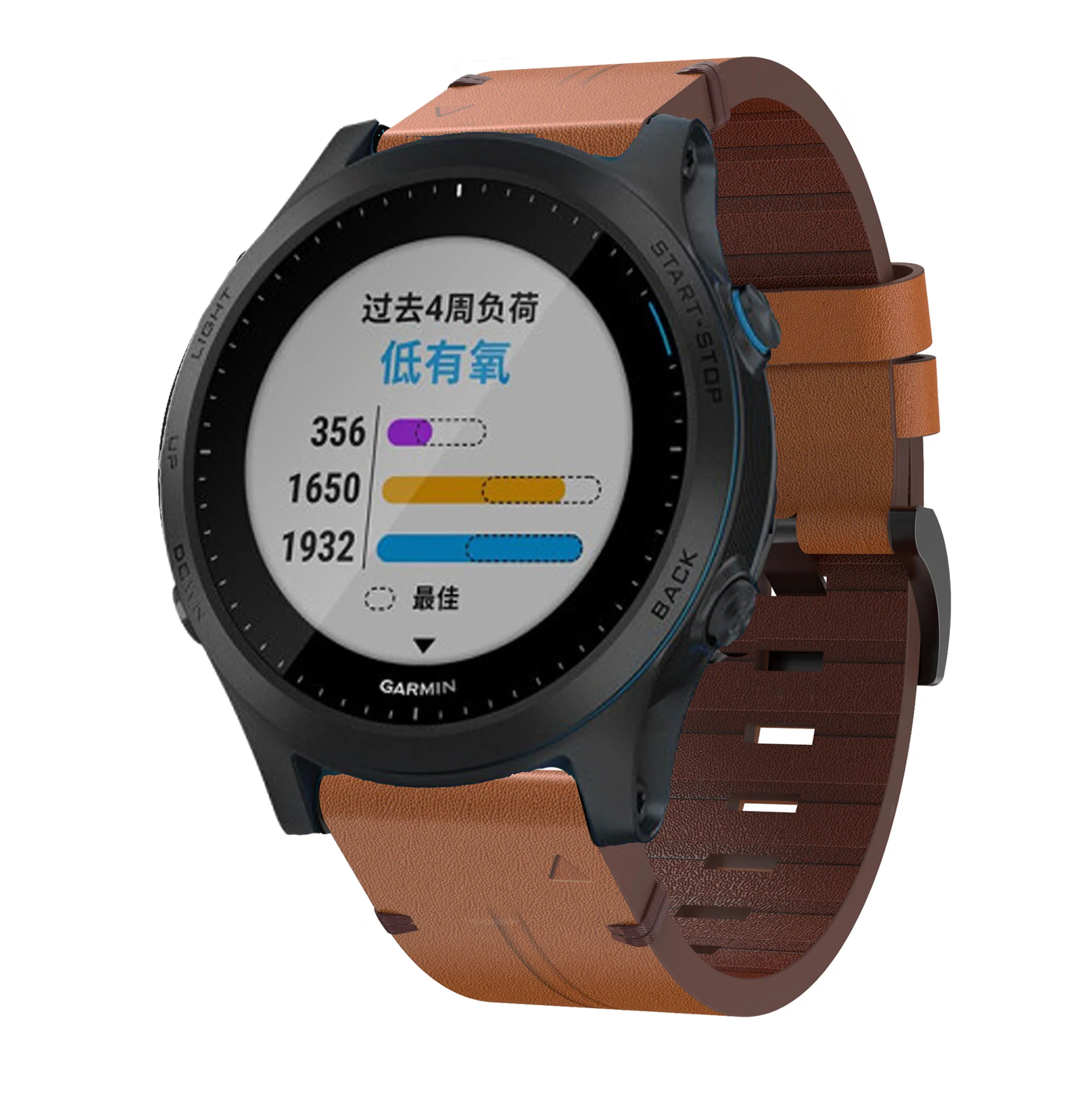 Ремешок из натуральной кожи для Garmin Forerunner 945 935 быстросъемный сменный Браслет 22 мм ремешок для наручных часов
