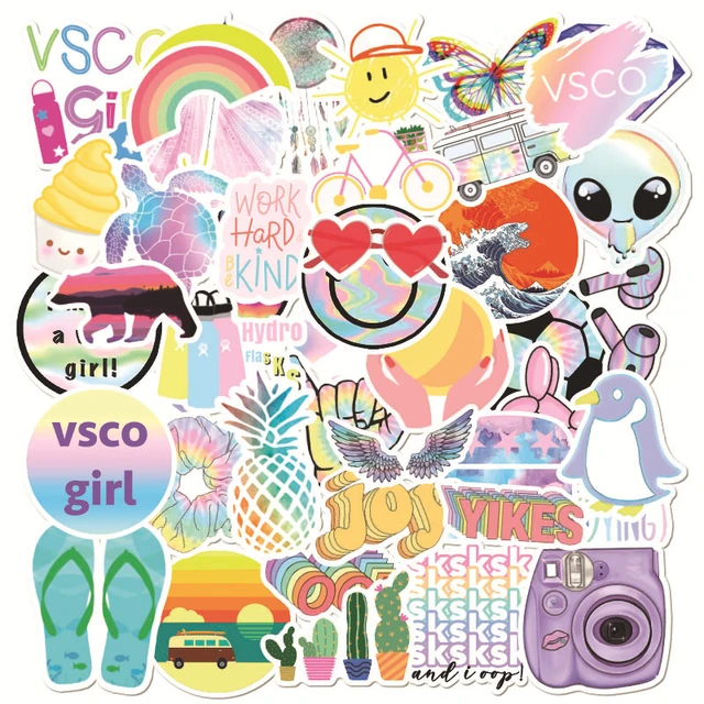 Cool Things Stickers, Stickers Skateboard Vsco Girl