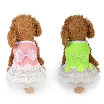 

Small Dog Cat Princess Dress Skirt Summer Costume For Teddy Pet Princess Dress Skirt Pet Cat Dog Clothes Fashion New