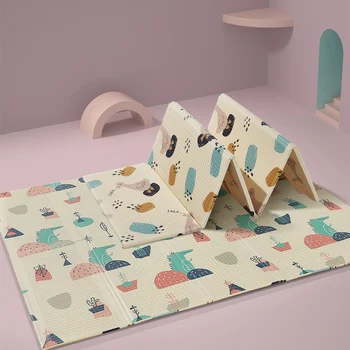 

Foldable Baby Play Mat Xpe Puzzle Mat Educational Children's Carpet in the Nursery Climbing Pad Kids Rug Activitys Games Toys