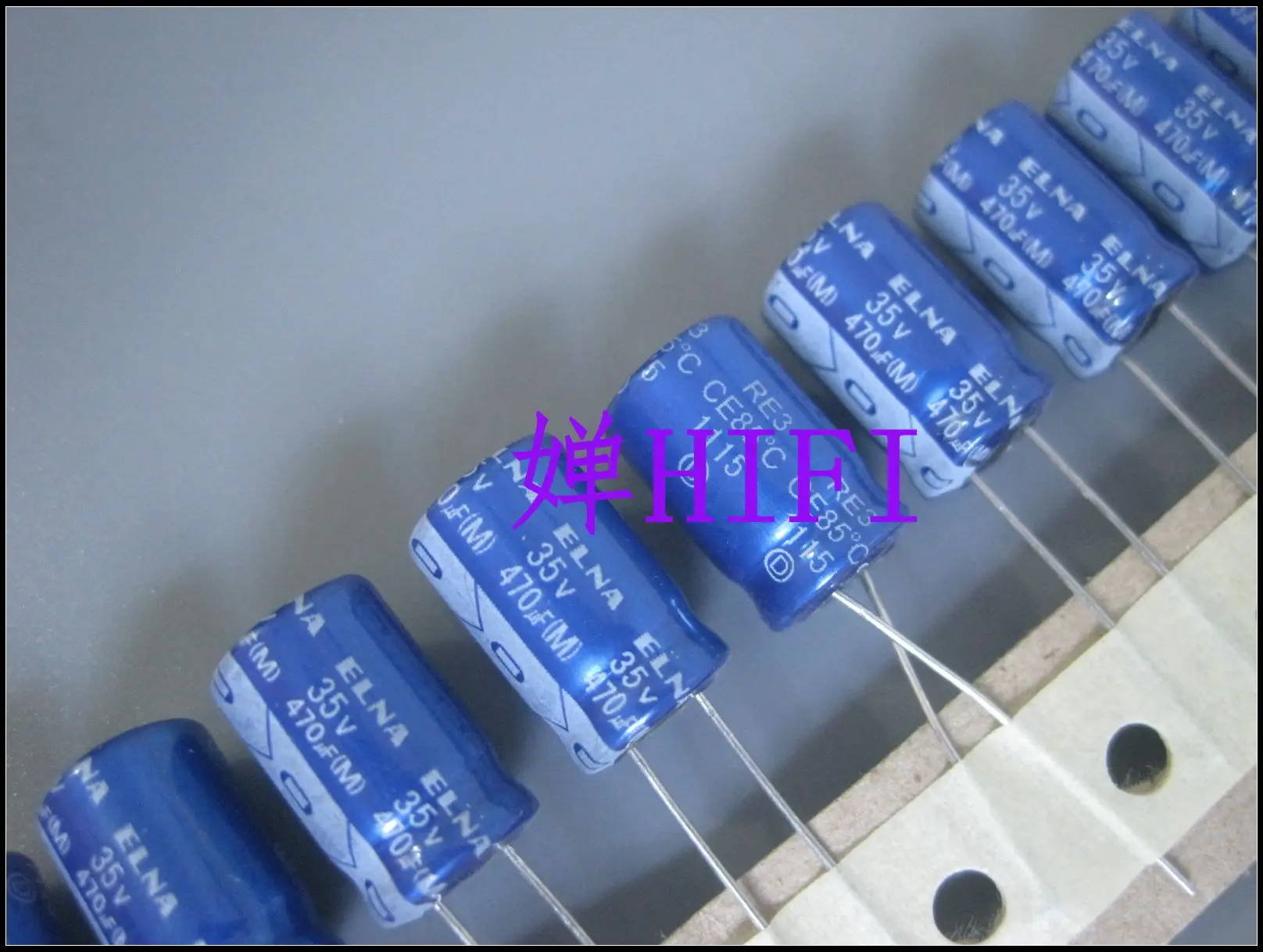 Новый электролитический конденсатор ELNA RE3 35V470UF 10X16MM 470 мкФ/35V blue robe мкФ 35V 20
