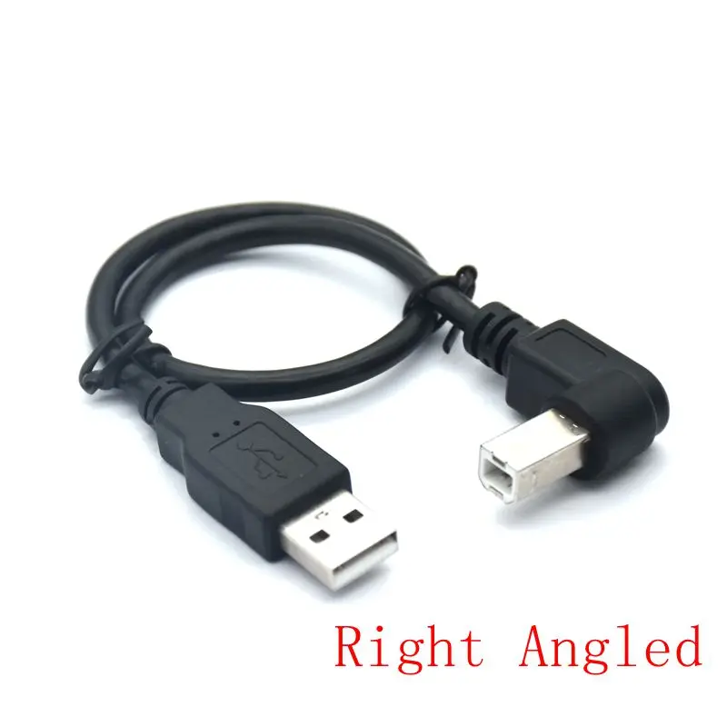 HDMI Cables 5FT 30cm 50cm 1m 1.5m 90 Degree Left Up Down Right Angle USB 2.0 Printer Cable Type A Male To Type B Male Foil Braided Inside coaxial audio cable