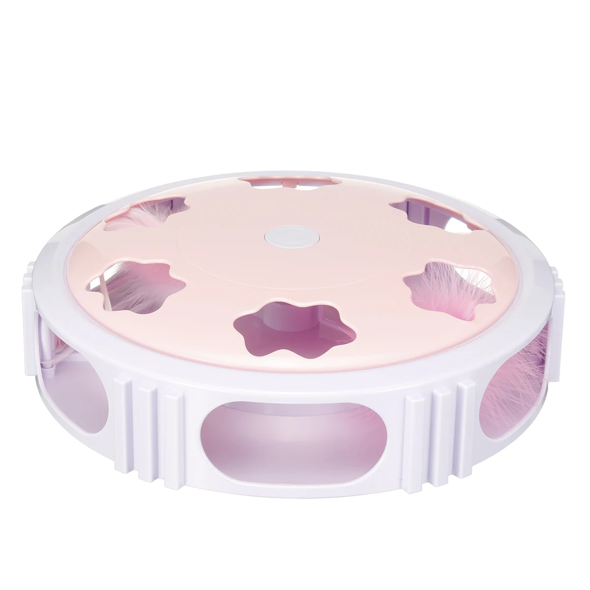 Pink 1 шт., игрушка для кошек, Когтеточка для домашних животных, забавное обучающее устройство для кошек, интеллектуальные игрушки для кошек, острые когти, товары для домашних животных, питание от батареи - Цвет: Pink