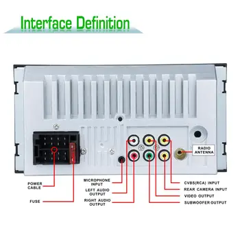 

Touch Screen MP5 Player with 7 Lights for Toyota MP5 FM Radio 7 Inch