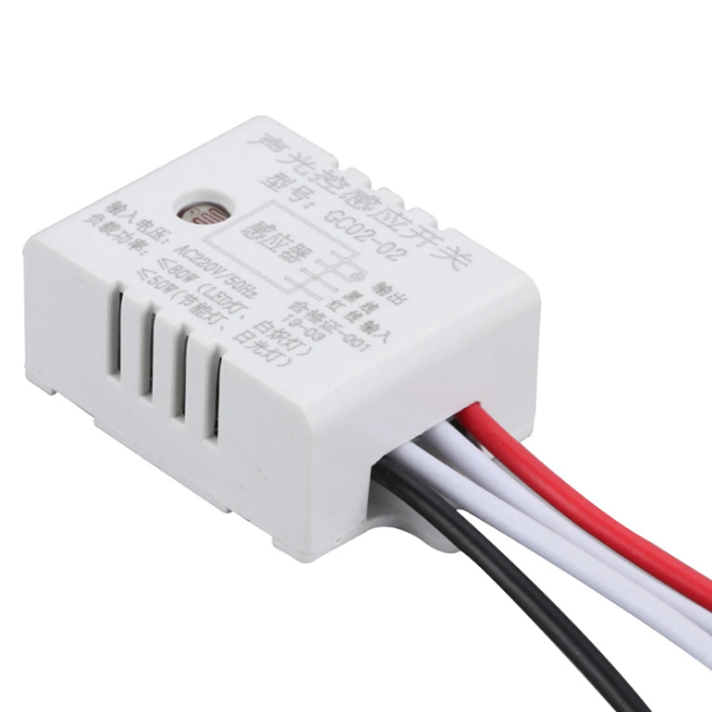 

AC 220V 50Hz Automatic Switch Sound-Light Controlled Sensor Switch1