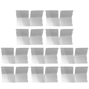

10pcs Foldable Disposable Face Mask Storage Box Clip Container Dustproof Moisture-proof Mask Storage Holder Case Organizer