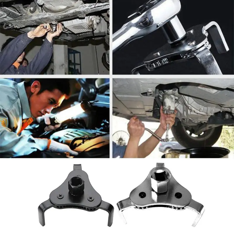 

Two Way Auto-Adjustable Oil Filter Wrench Tool with 3 Jaw oil filter Remover Tool for Cars oil Filter removal tool 3/8 inch Hot