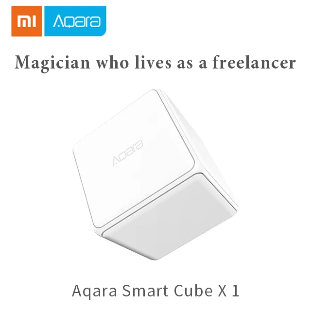 Aqara Smart Magic Cube управление Лер Zigbee подключение 6 Настраиваемых жестов для управления устройствами Xiaomi Aqara smart home - Цвет: Aqara  Cube