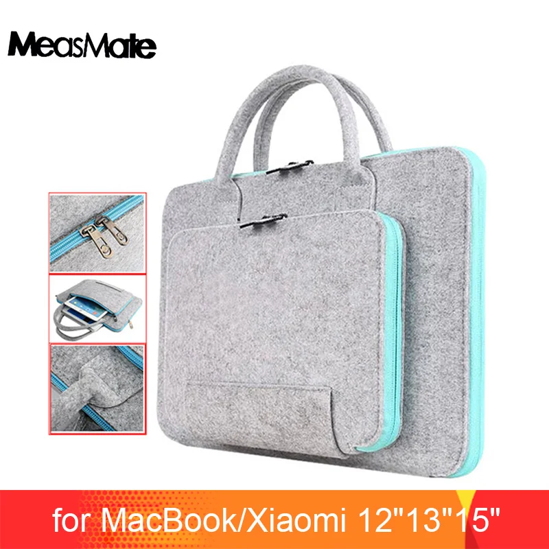 Шерстяного фетра Универсальный Тетрадь компьютера для ноутбука сумка для ноутбука чехол 12 13 15 для Macbook Air 13,3 Pro чехол Xiaomi Air 13 Модный чехол