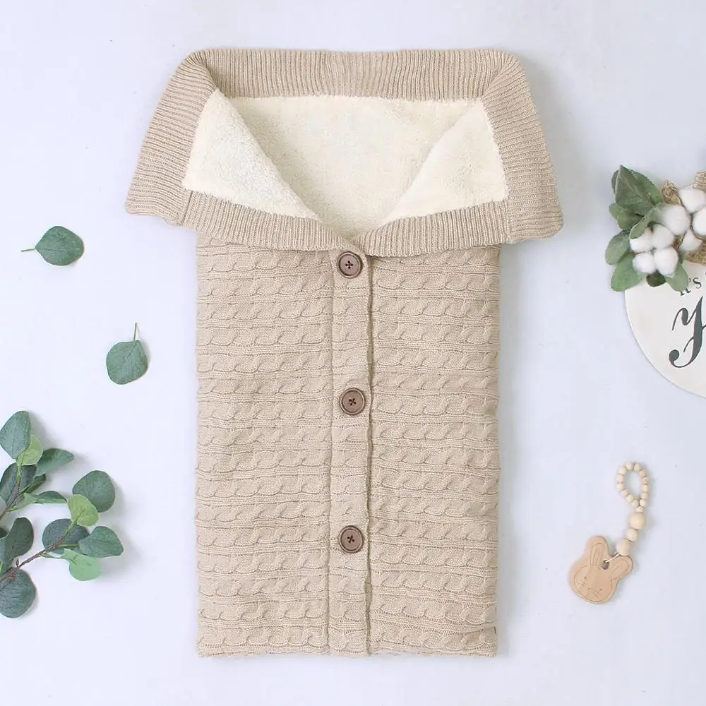 

Winter Thick Warm Envelopes Sleepsacks for Newborn Bebes Infant Swaddle Wrap Envelopes 75*35cm Baby Boys Girls Stroller Footmuff