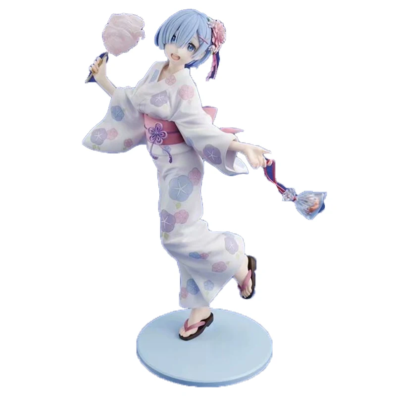 Новый аниме Re жизнь в другой мир от нуля сексуальная девушка кимоно Рем ПВХ экшн