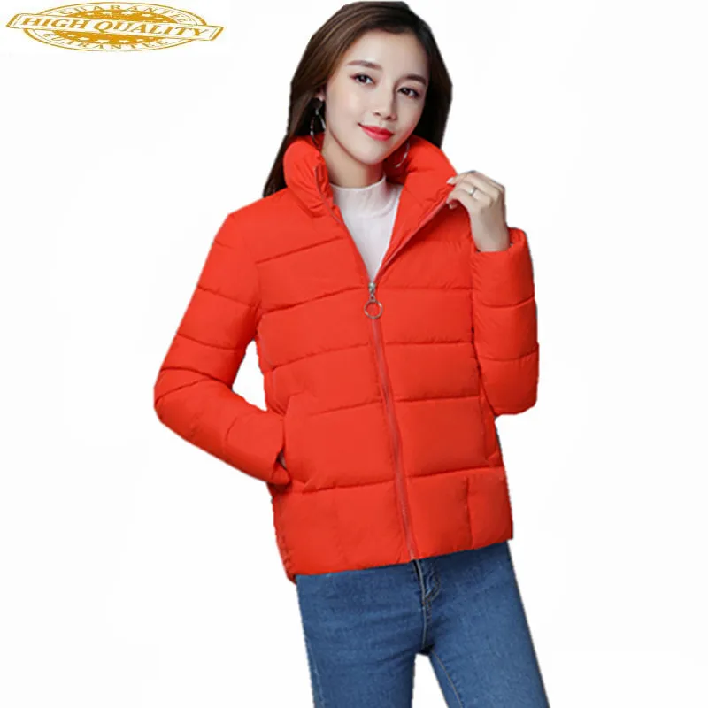

Fashion Parka 2019 Women's Warm Winter Coat Female Ultralight Jackets Padded Cotton Woman Coats Casaco De Inverno WXF299