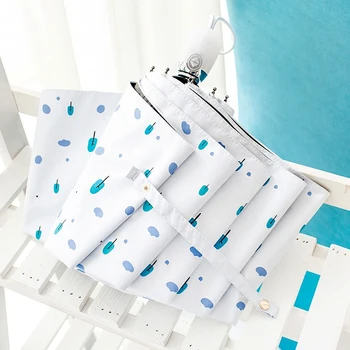 

DSHA Automatic Umbrella Windproof Uv Protect Umbrella for Women Girl Sunny and Rainy Three Folding Umbrellas