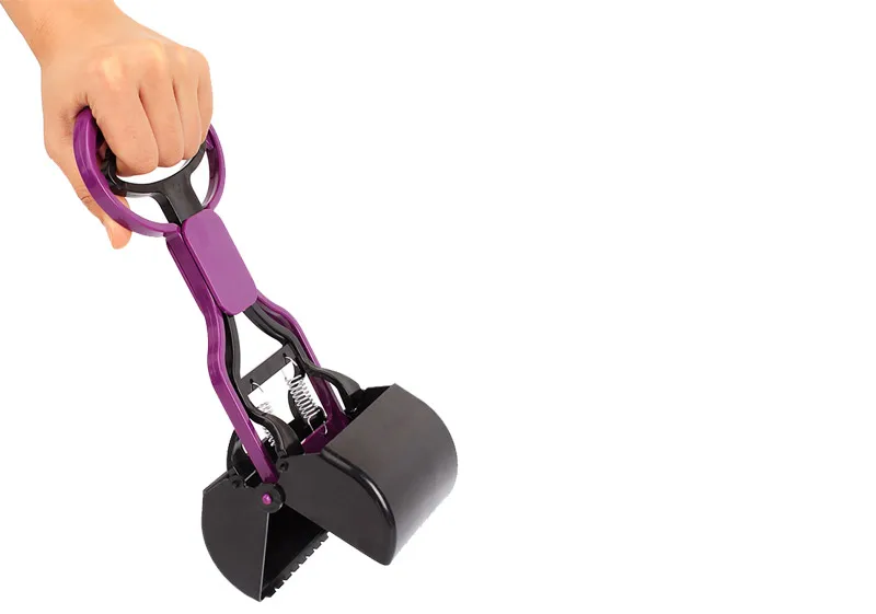 Mosodo pet пластиковые Pooper Scooper собака кошка цзиа Бянь qi будет подбирать коробку фекалий коллектор фекалий клип выход кошка собака Универсальный