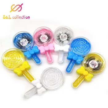 

10 pcs Packing box for eyelash blank eyelashes plastic package transparent lid tray Magnet Eyelashes DIY hard packing box