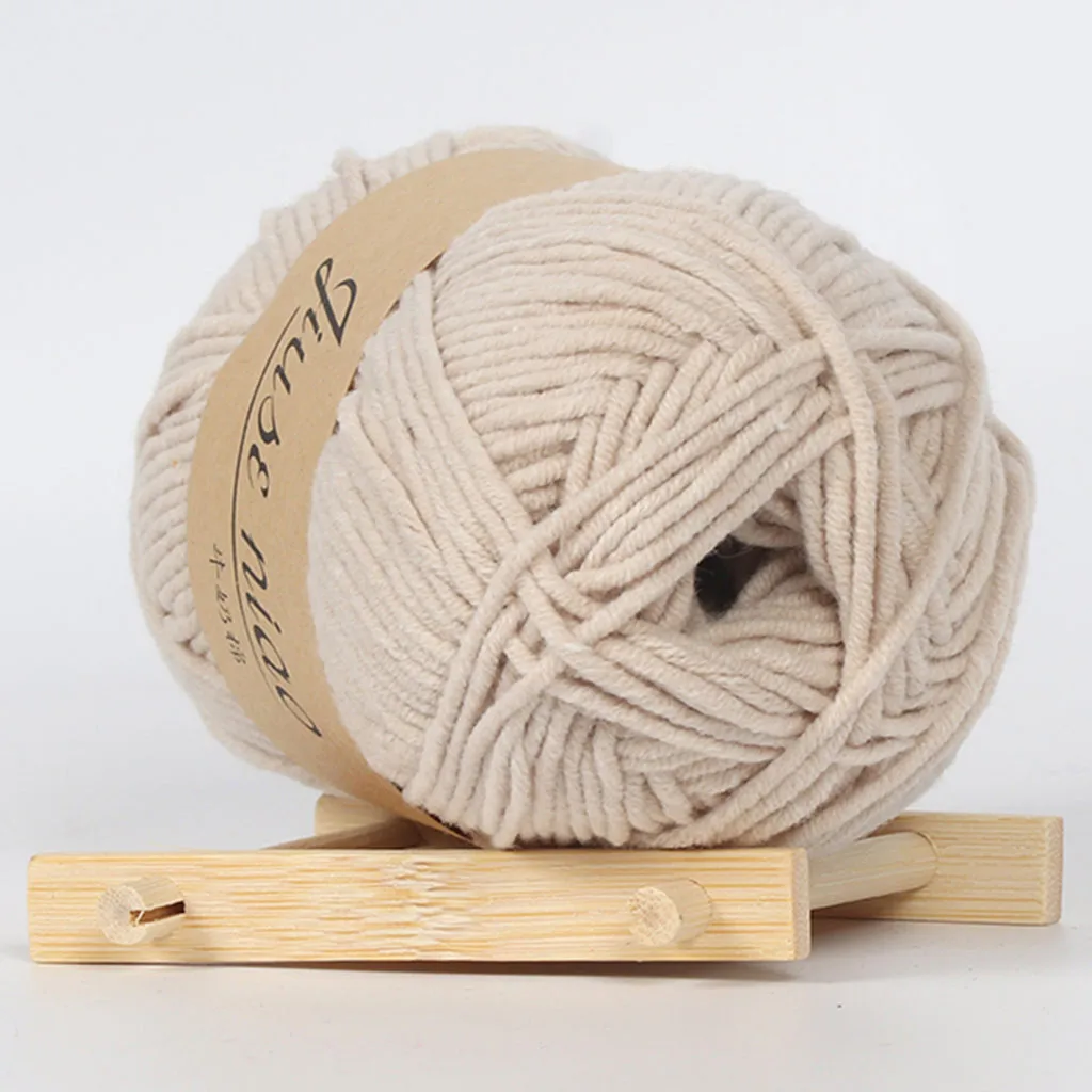 O High Quality Cotton Wool 5 Strands Of Milk Cotton Diy Wool Hat Scarf Line Children's Line Hand Knitted Yarn Knit Blanket Z109 - Цвет: O