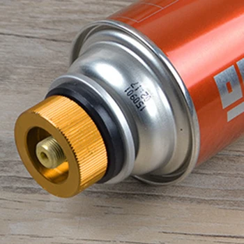 

Free ship Camping Hiking Stove Adaptor Split Type Furnace Converter Connector Auto-off Gas Cartridge Tank cylinder Adapter