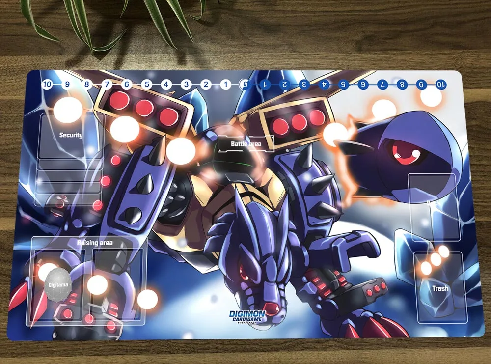 Details about   DTCG Duel Playmat Anime Digimon Trading Card Game Mat Play Pad & Card Zones &Bag 