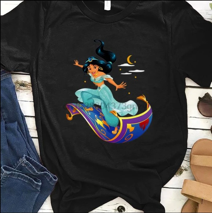 アラジンの魔法のじゅうたんポーズシャツ男性女性ユニセックスファッション Tシャツ送料無料 Tシャツ Aliexpress
