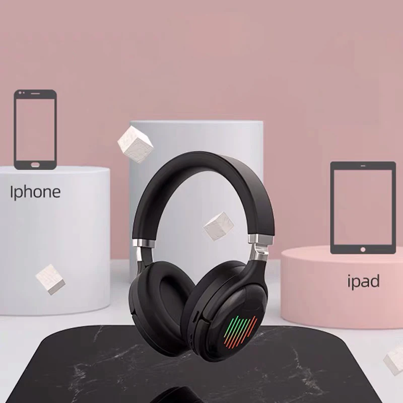 Bluetooth наушники 3D стерео Беспроводная гарнитура складные Игровые наушники с микрофоном FM TF карты наушники с шумоподавлением