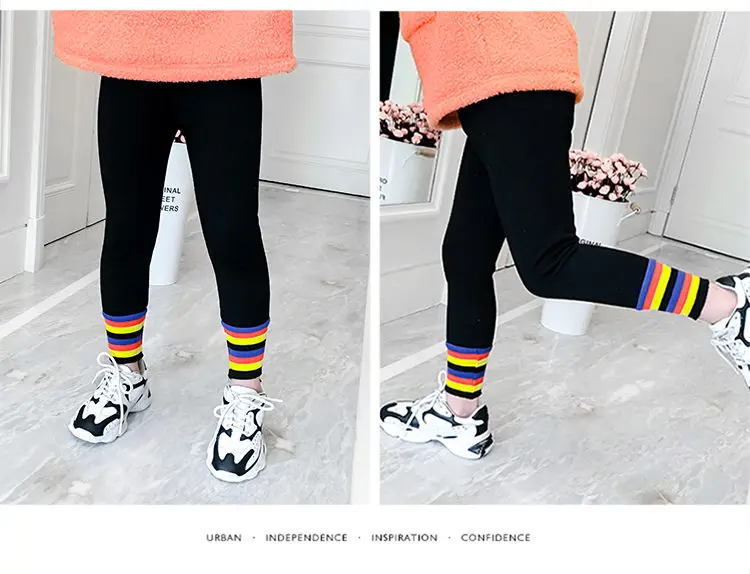 裤脚四色加绒打底裤详情_09