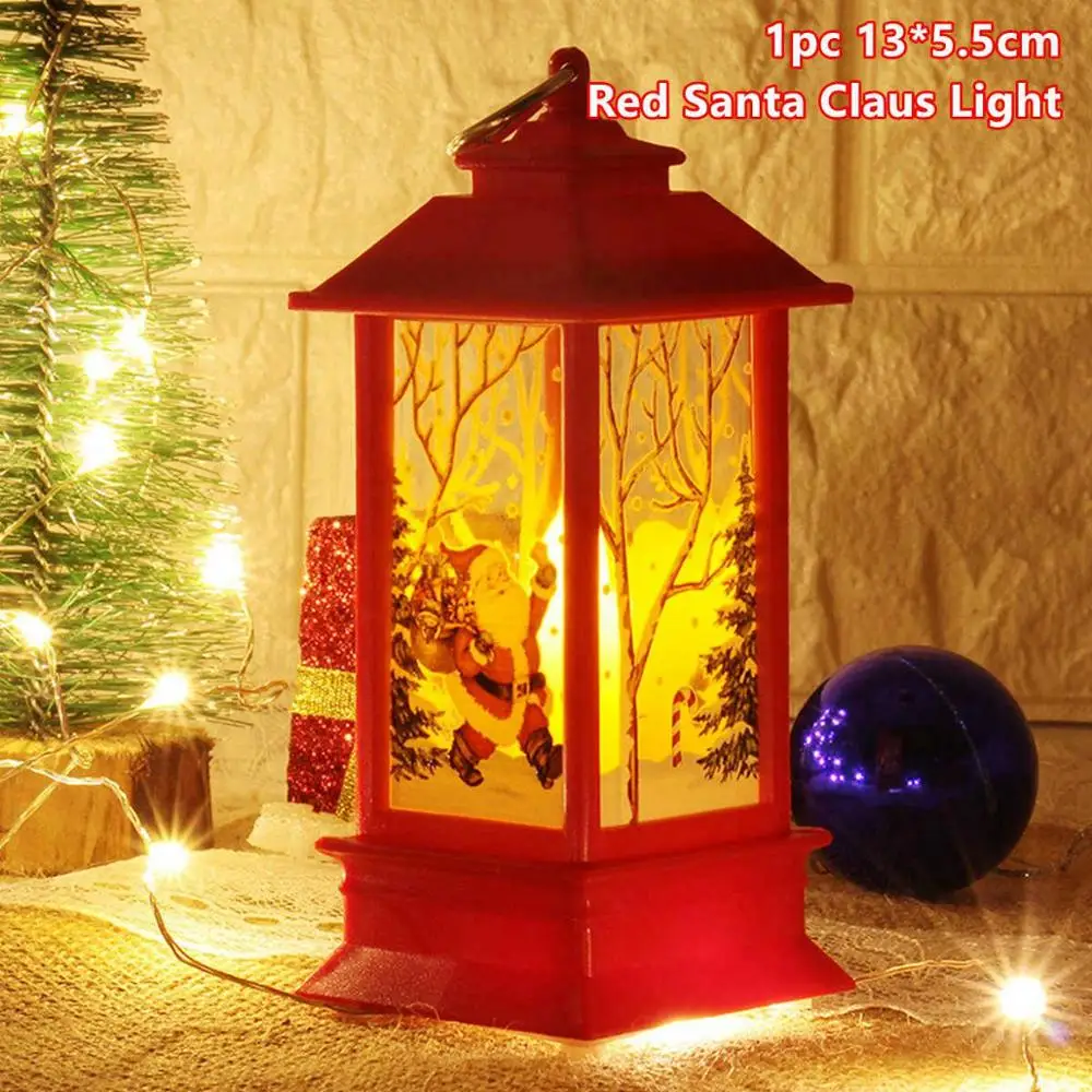Xmas Light 13 Taoup Merry Christmas светодиодный светильник Санта Клаус Noel Подвески Висячие украшения Рождественское украшение для дома Рождественский акриловый светодиодный светильник - Цвет: Xmas Light 13