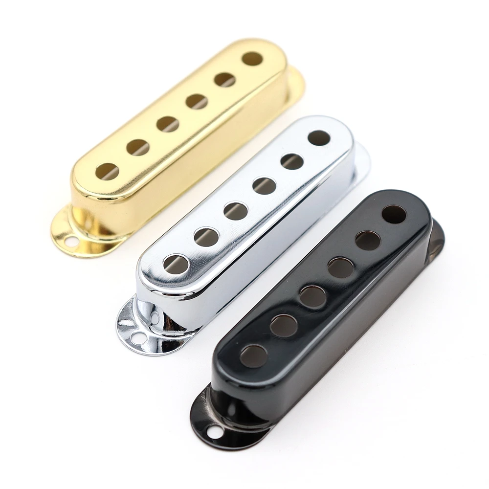 Description Picture 3 of item1 pcs Brass Electric Guitar Single Pickup Covers 48mm/50mm/52mm for ST SQ Guitar Accessories Parts