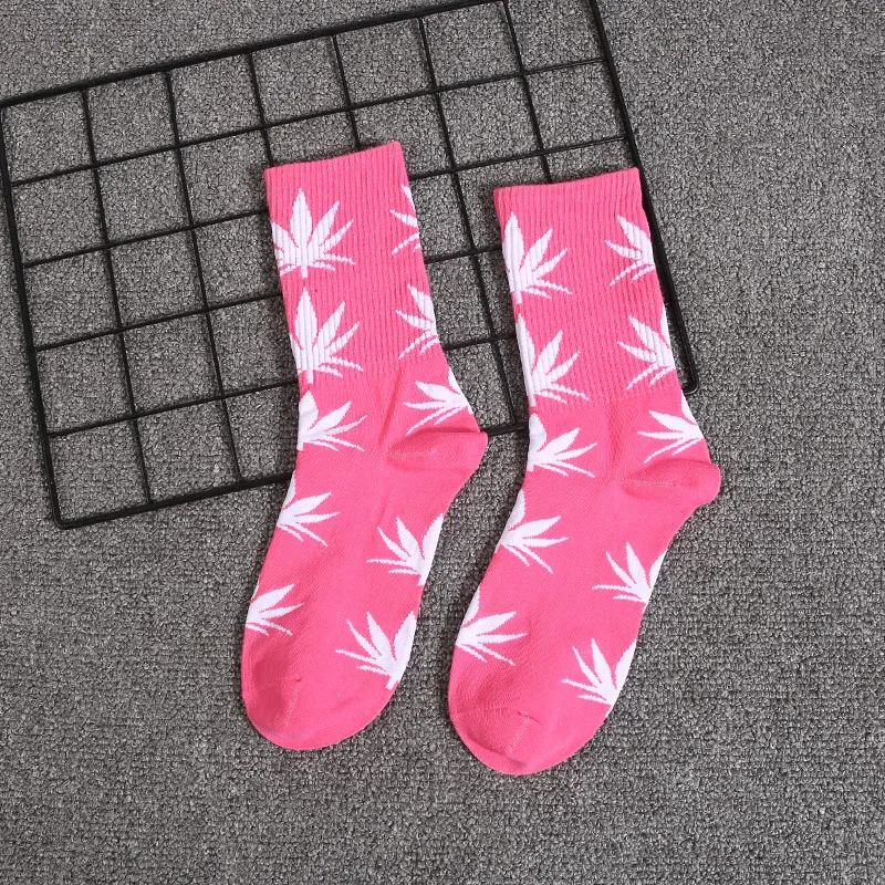 Клен носки с листьями ins/Лидер продаж, Для мужчин/Для женщин Корейский ulzzang трубка носки Harajuku уличный стиль, носки в стиле хип-хоп, хлопковые носки - Цвет: 11