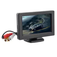 Monitor LCD z osłoną przeciwsłoneczną zdejmowana samochodowa osłona przeciwsłoneczna Monitor LCD z tyłu 4.3-Cal Monitor LCD do kamery GPS DVD VCD 2 wejście AV