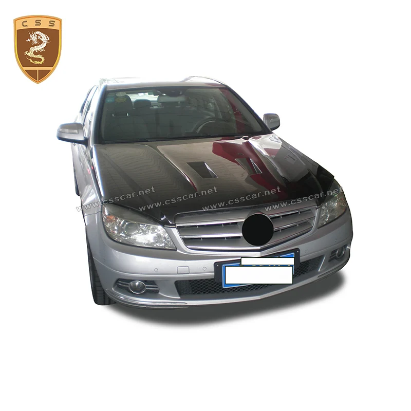 

FULL Carbon Fiber Hood Engine Cover Bonnet For C class W204 Car Auto Modification Accessories BODY KIT Car Styling NEW