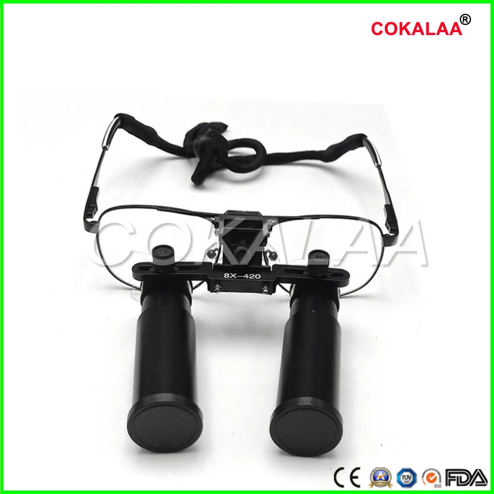

Top qualitly High power magnifier Ultra-Light Dental Loupes medical loupes 8X Medical magnifying glass Surgical loupes