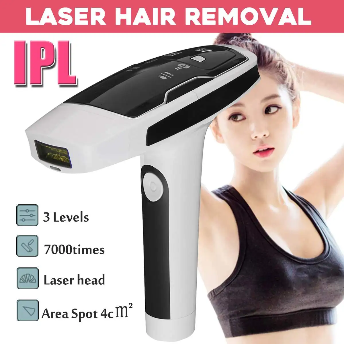 

Lobemoky IPL Laser Hair Removal Machine Laser Epilator Hair Removal Permanent Bikini Trimmer Electric depilador a Laser