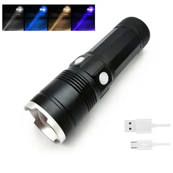 

Zoomable XPE LED Flashlight Motion Sensor Fish lure Blue Light Red LED Mosquito repellent lamp Warning Strobe Warning Light
