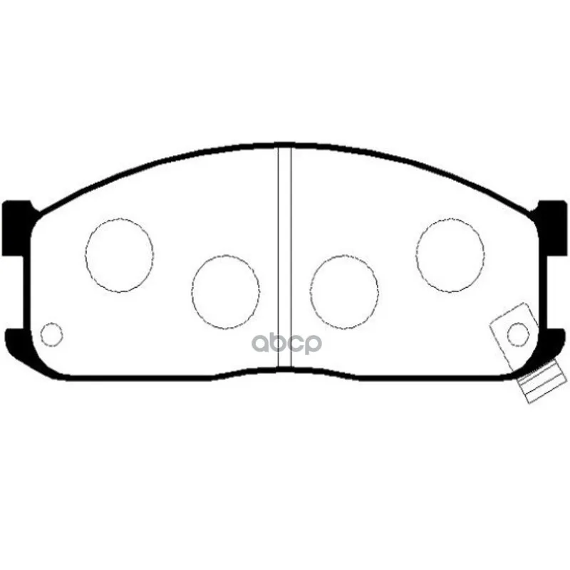 Колодки Тормозные Дисковые Передние Mazda E2000/2200 2.0-2.2d&4wd 84-97 Ckkk-11 Ctr арт. CKKK-11