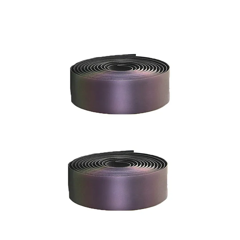Bicycle Accessories Handlebar Slip Belt Cycling Bicycle Dimming Reflective Band Strap Belt With Gradient Color-Changing 50dE09