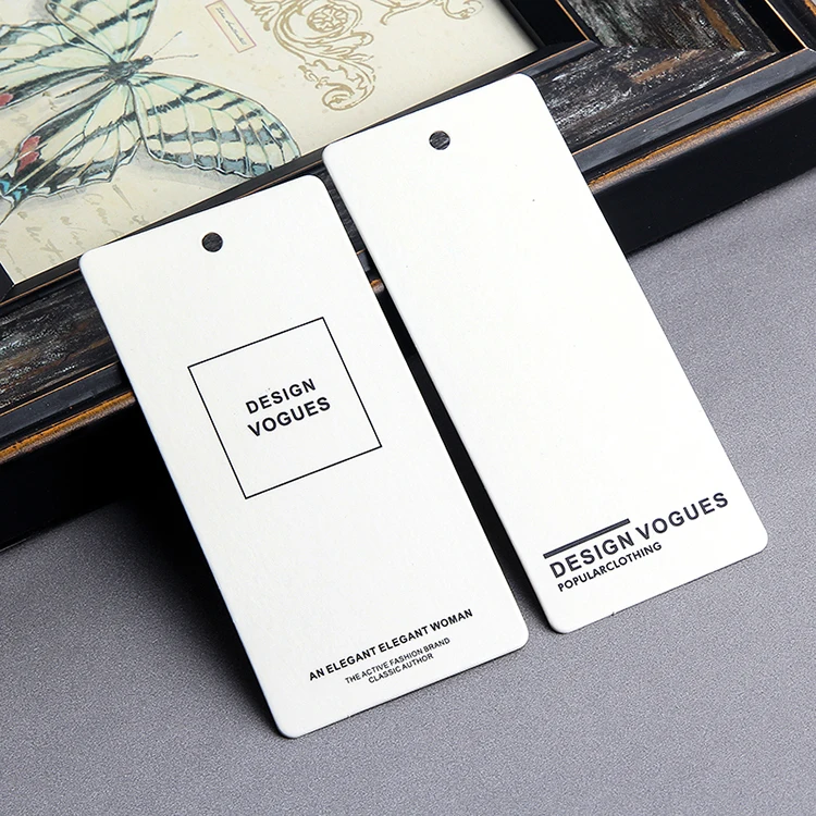 Luxury hang tags for high-end clothing