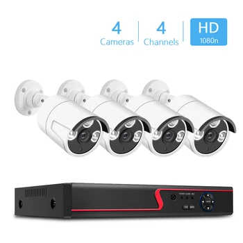 

Surveillance CCTV System 4/8CH 2/4Pcs 1080P Indoor Outdoor IR Weatherproof IP Cameras Video Surveillance System CCTV DVR kit