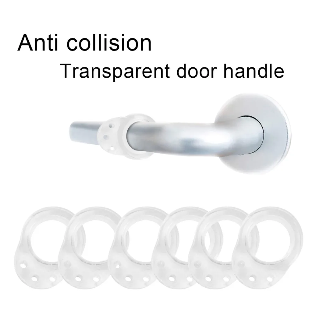 

Door Handle Buffer 12pcs Transparent Door Stoppers Doorknob Buffer Walls And Furniture Protecter FH5