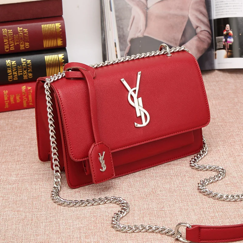

Bag 2019 New Style Europe And America Style Crossbody Bag Chain Bag Square Sling Bag WOMEN'S Bag