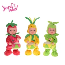 Плюшевые мягкие игрушки овощи и фрукты электронные говорящие игрушки пушистые друзья игрушки для детей