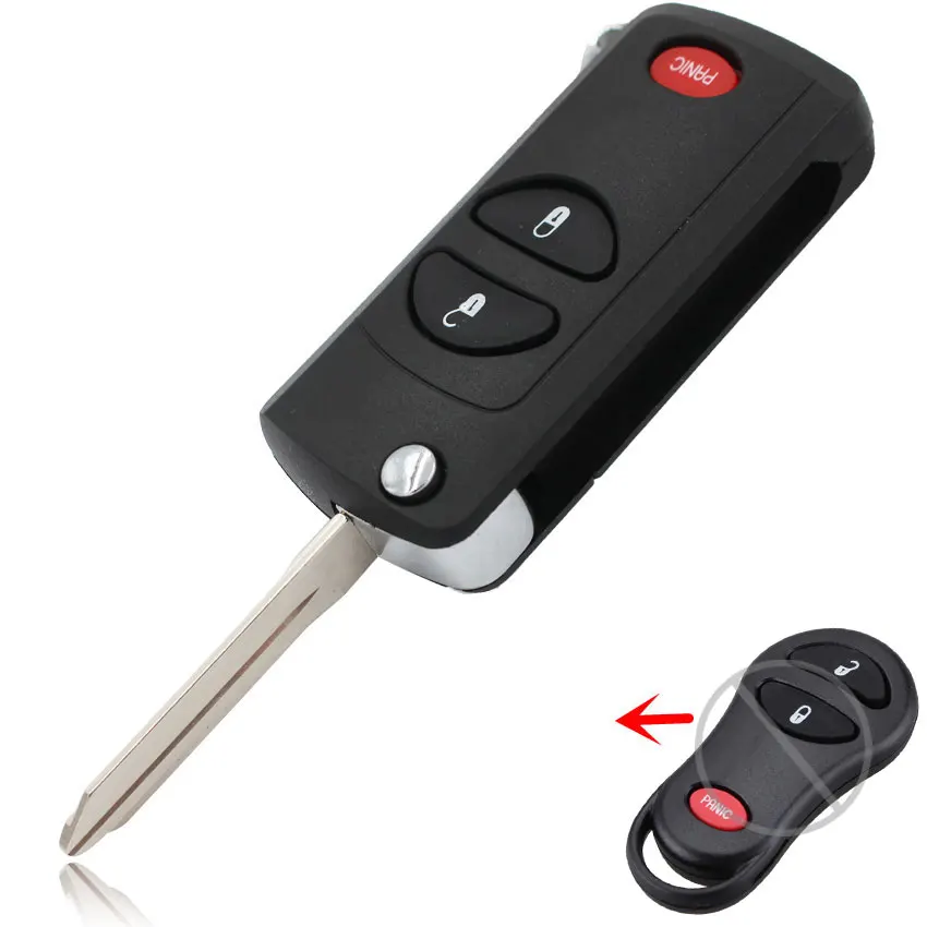 2/3/4/2 + 1/3 1 кнопка для Chrysler Grand Cherokee PT Cruiser Voyager конверсионный флип чехол
