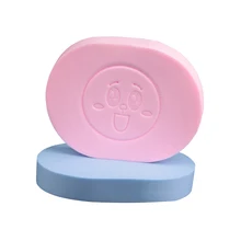 1 шт. новая Губка слоеная утолщение мытье лица очищающая Мочалка для лица слоеная 1,8 см многоцветная случайная передача