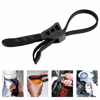 

500mm Rubber Strap Wrench Jar Tighten Loosen Plumbing Tool Oil Filter Spanner Professional auto parts repair Car Accessories