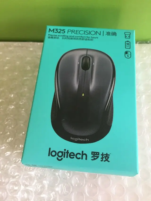 Беспроводная игровая мышь Logitech M325 с нано-приемником 1000DPI оптическая эргономичная