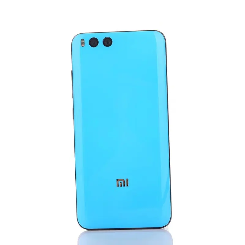 Корпус для Xiaomi mi 6 mi 6 M6 Xiao mi 6 пластиковая Глянцевая задняя крышка для батареи запасные части для мобильного телефона с клеем