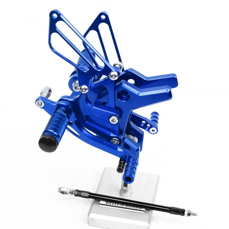 SMOK педаль мотоцикла для Kawasaki Z750 2004 2005 2006 алюминиевый сплав Rearset подножки черный серебристый красный синий зеленый