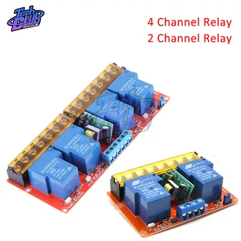 

DC5V/AC100-250V Relay Module 2 4 Channel 30A Relay Moudle High and Low Level Trigger Control Board